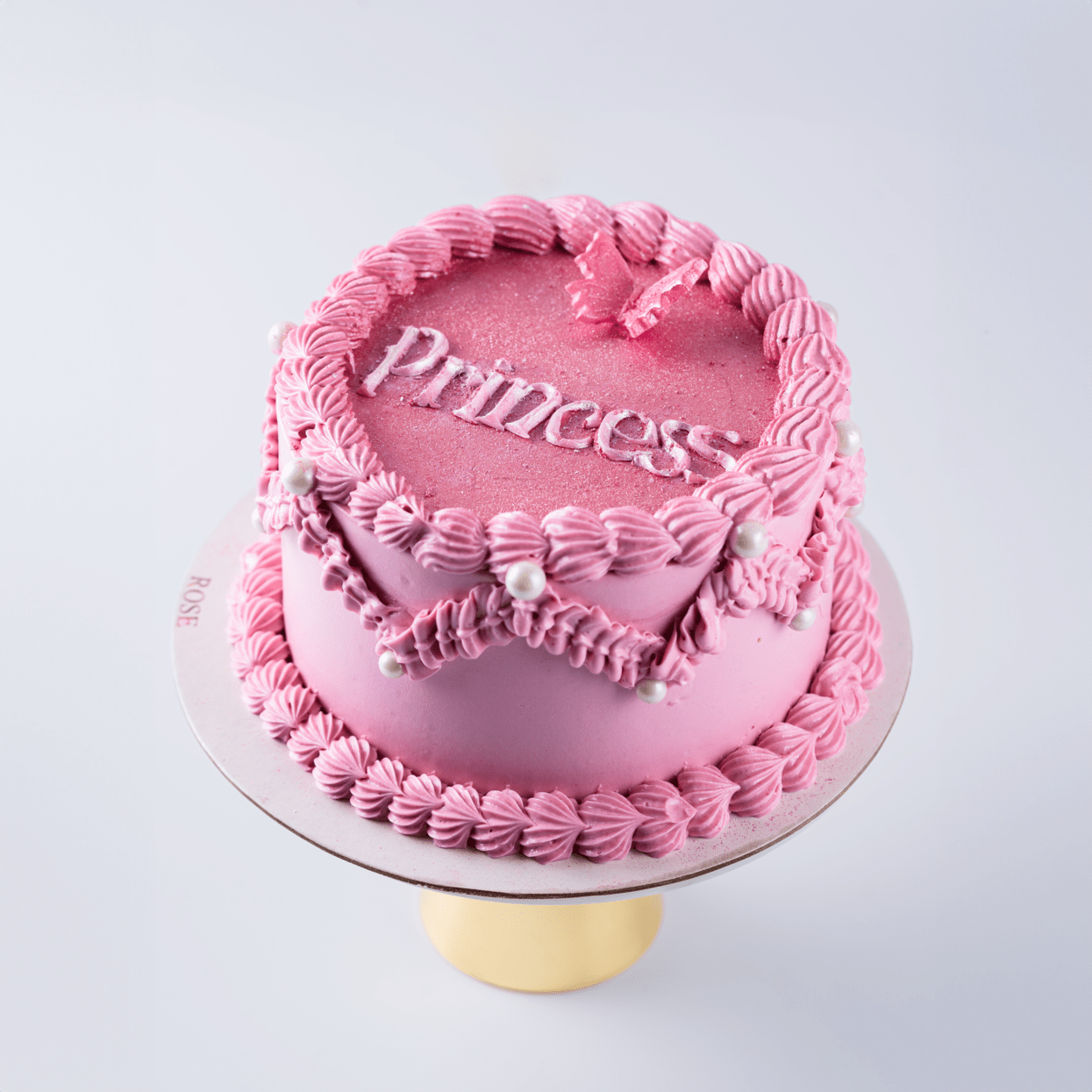 Pink princess cake